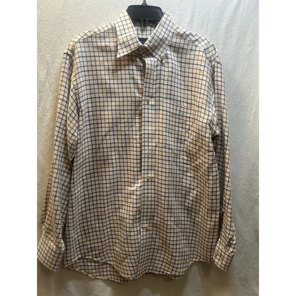 Scott Barber Men's Long Sleeve Button-Up Shirt Size M